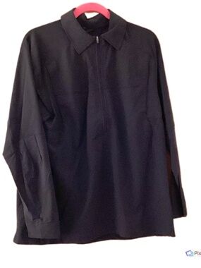 Flying Cross Womens Black Tactical Quarter Zip Top, L, NWT